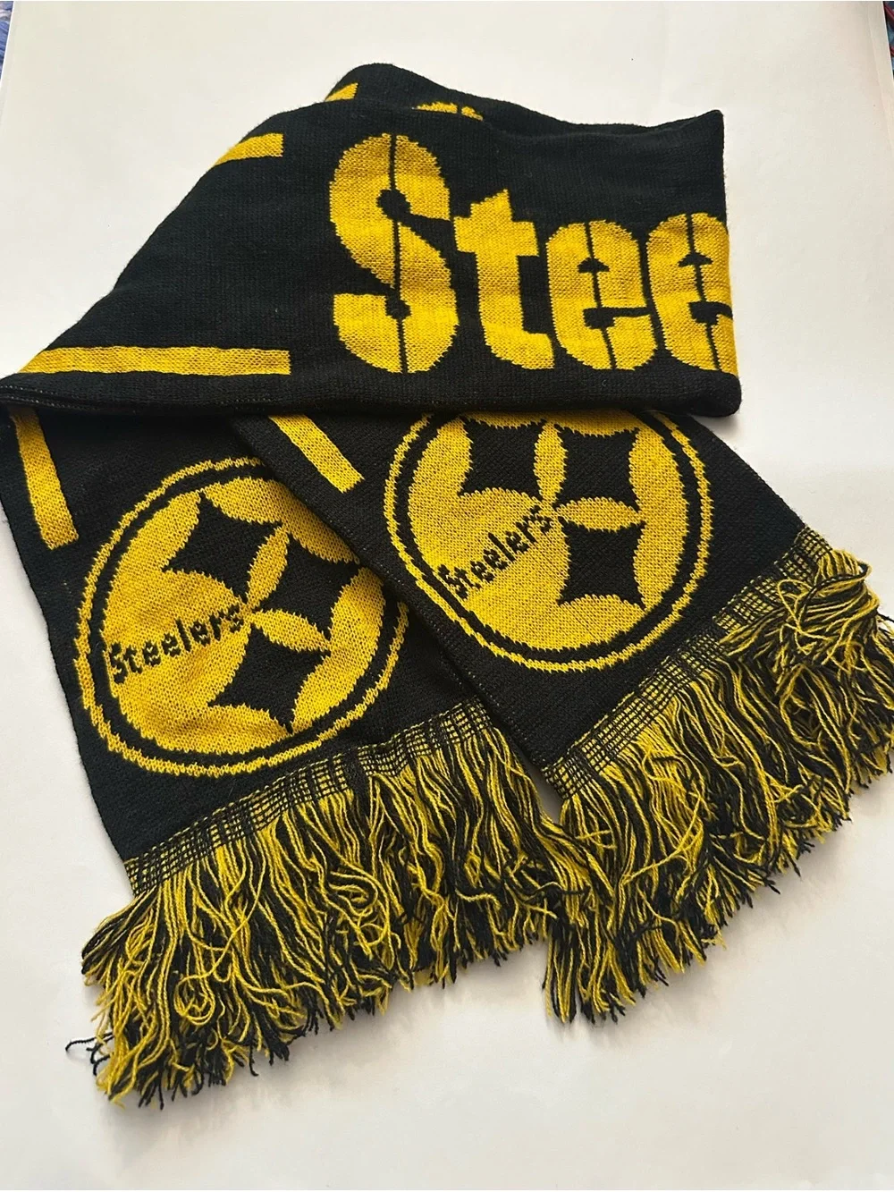 Pittsburgh Steelers Black and Yellow Scarf